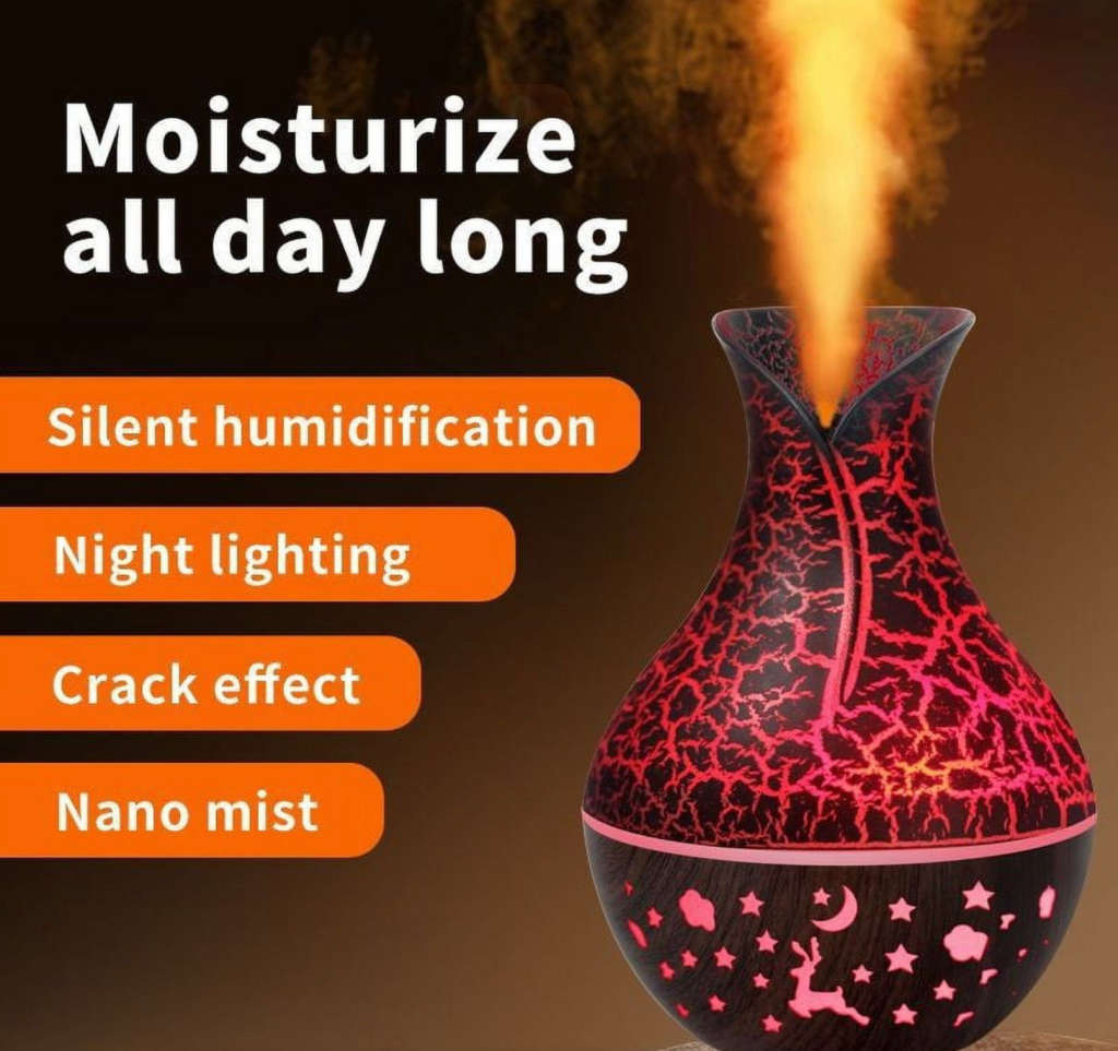 Mini Usb Aroma Diffuser Humidifier With 7 Colour Changing LED