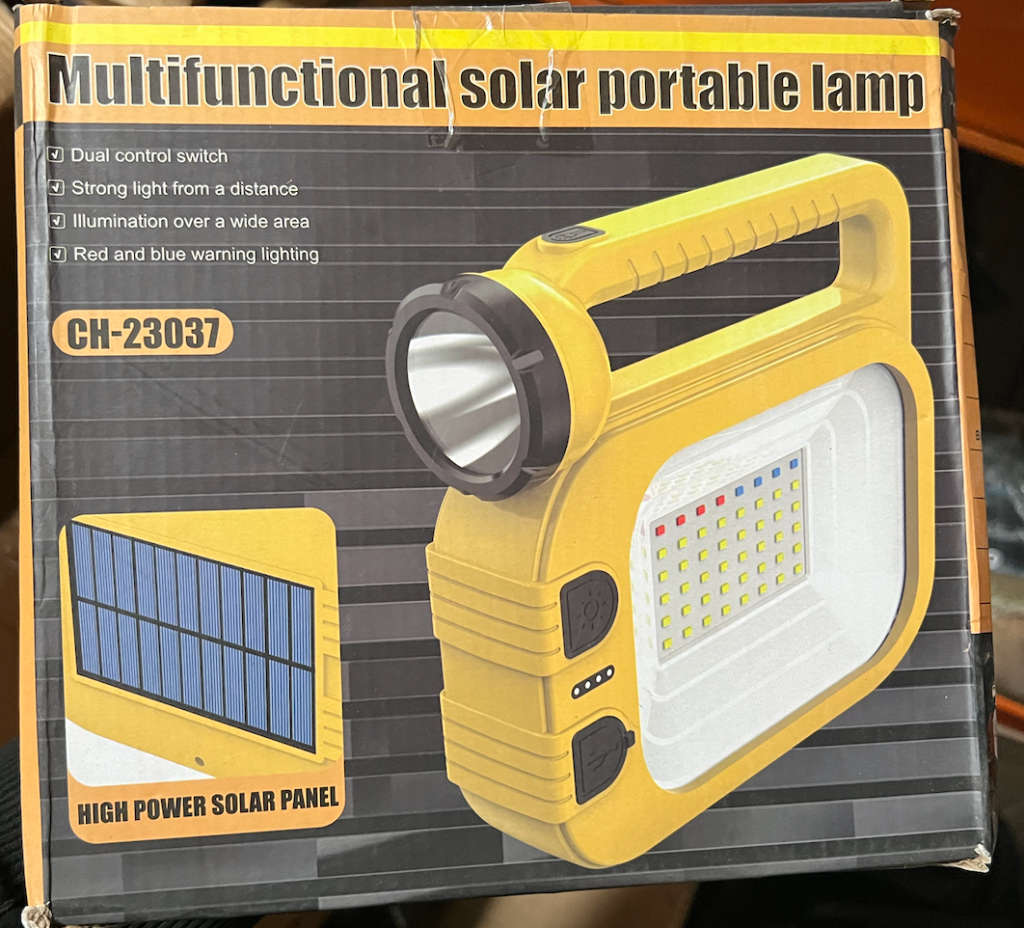 Outdoor Multi-Functional LED Solar Camping Light
