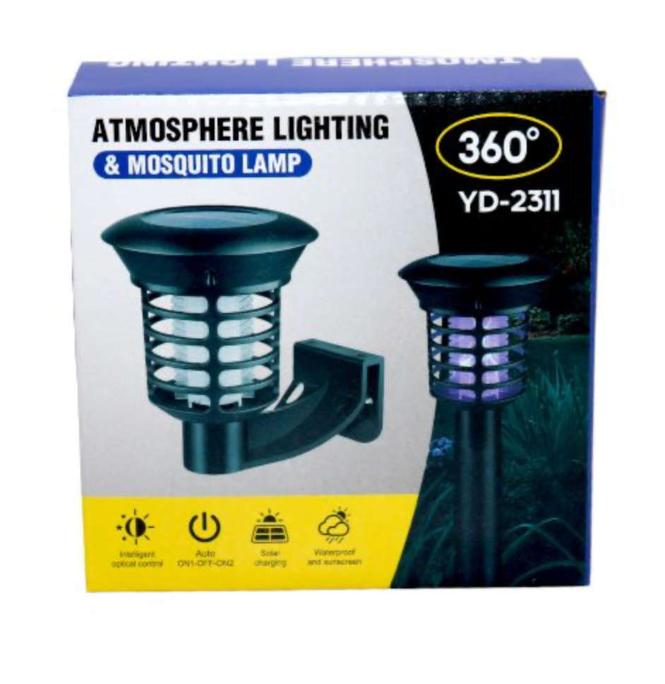 Solar Atmosphere Lighting and Mosquito Killer - 11cm