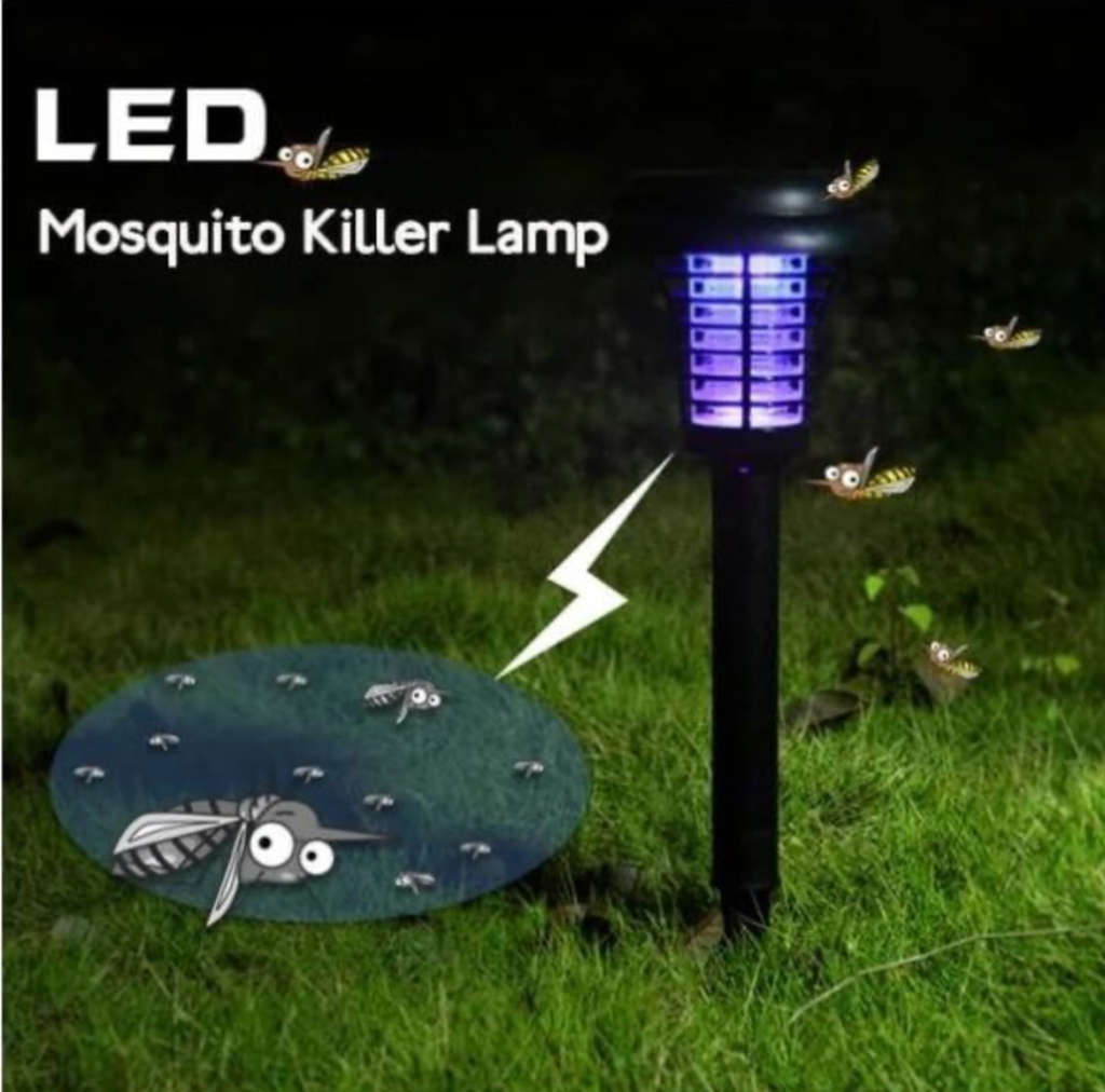 Solar Atmosphere Lighting and Mosquito Killer - 11cm