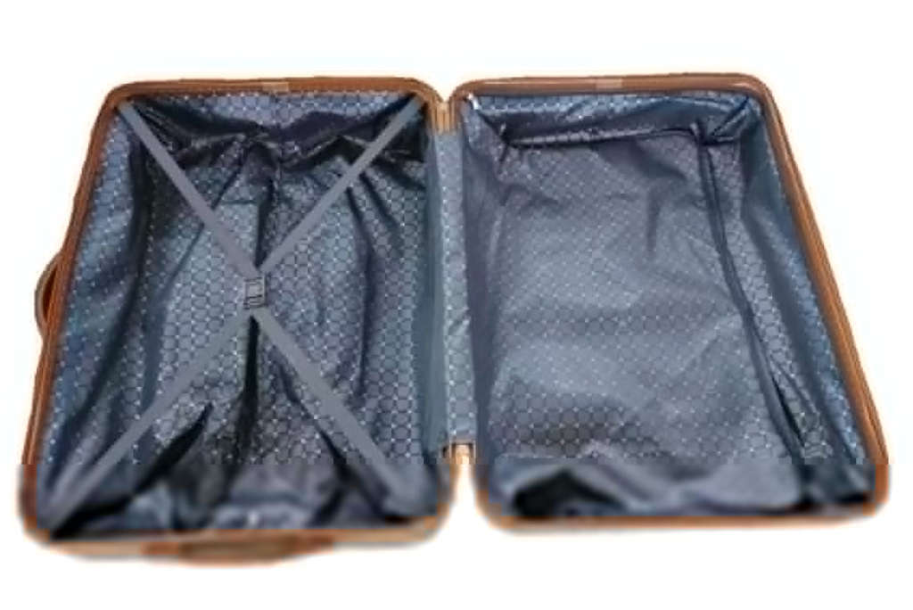 3 Piece Nexco Travel Luggage Bag Set - Gold
