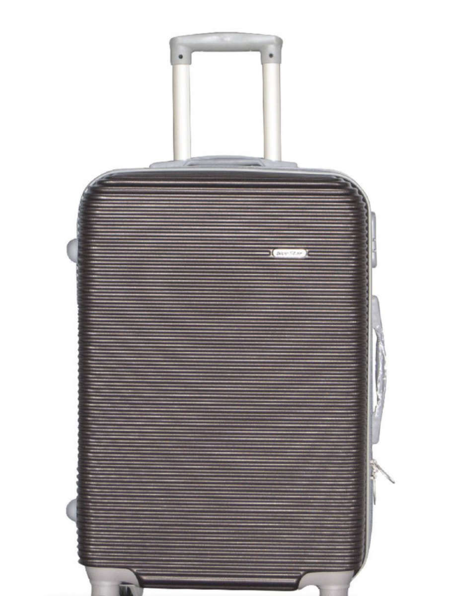 Hard Outer Shell Travel Luggage Set - 3 Piece - Brown - Brand New