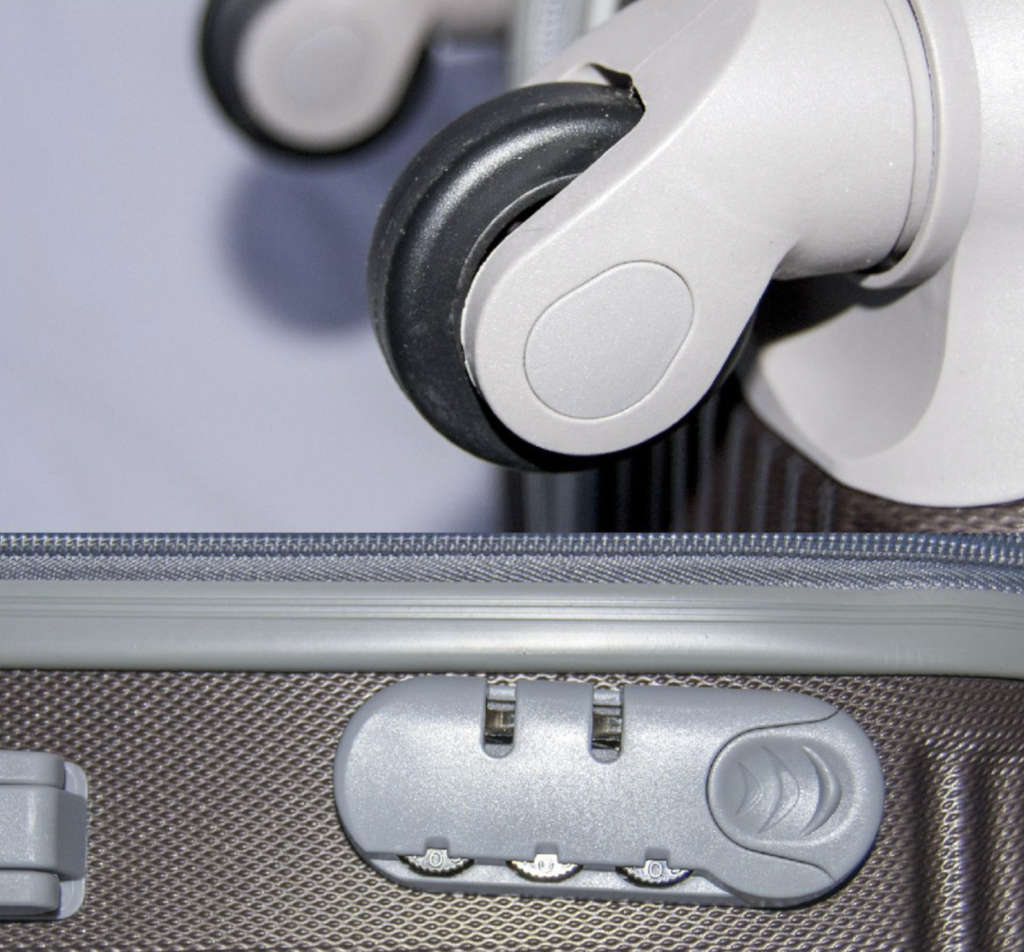 Hard Outer Shell Travel Luggage Set - 3 Piece - Brown - Brand New