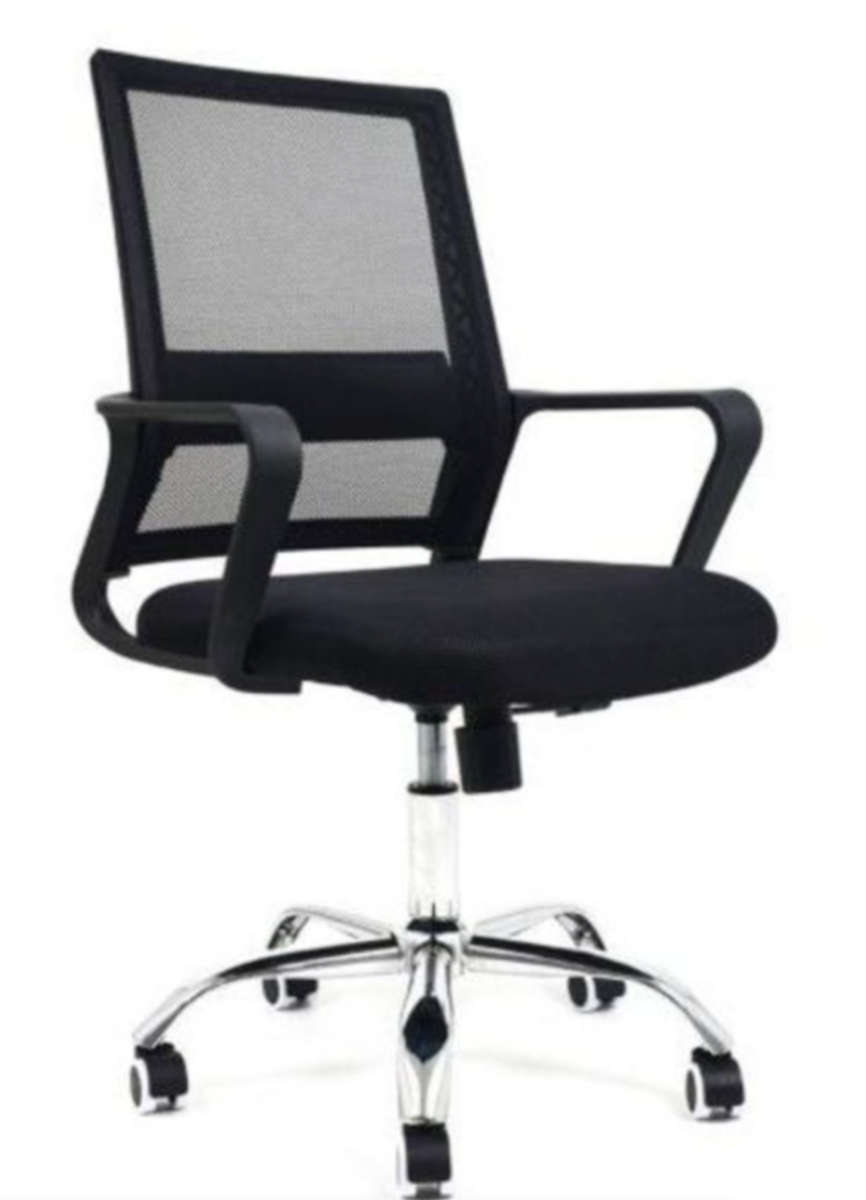 Ergonomic Office Chair with Steel Base and Thick Foam Seat Padding - Display Unit Read Description