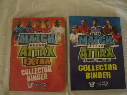 Match Attax Collector Binders 2007 / 2008 and 2008 / 2009