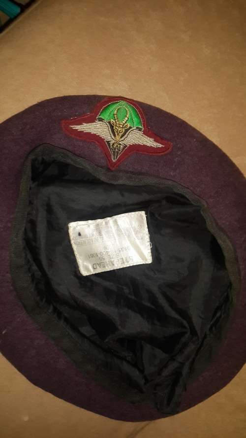 1 Parachute Battalion Beret, lurex wire, first pattern