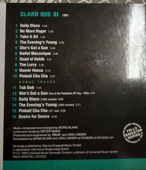 Yello - the Remaster Series 5 CD collection