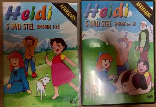 Heidi - COMPLETE 52 episode series 10DVD set (Afrikaans, as seen on TV)