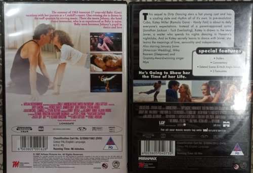 Dirty Dancing 2 movie bundle DVD
