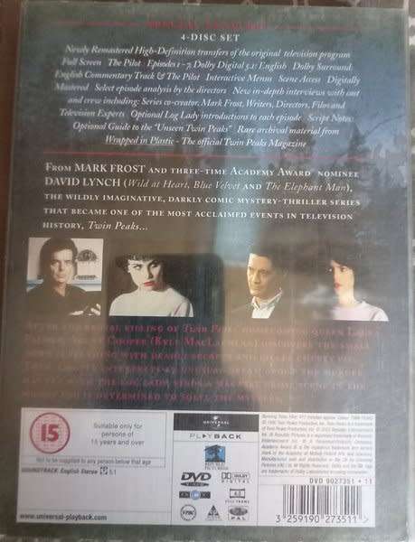 Twin Peaks - Season 1 DVD