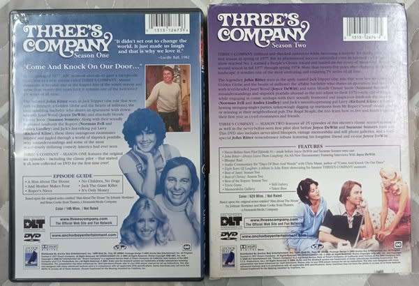 Three`s Company - Seasons 1 and 2 DVD bundle