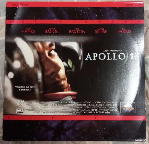 Apollo 13 - LASER DISC (Tom Hanks, Kevin Bacon)