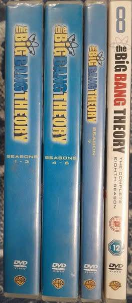 The Big Bang Theory - Seasons 1 to 8 (25 DVD bundle)