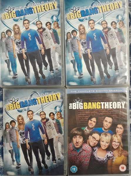 The Big Bang Theory - Seasons 1 to 8 (25 DVD bundle)