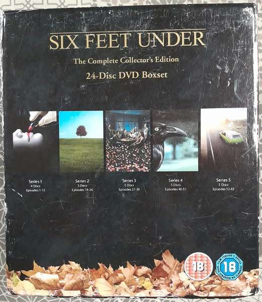 Six Feet Under - Complete Series DVD box set (Seasons 1 to 5, 24 disc set)