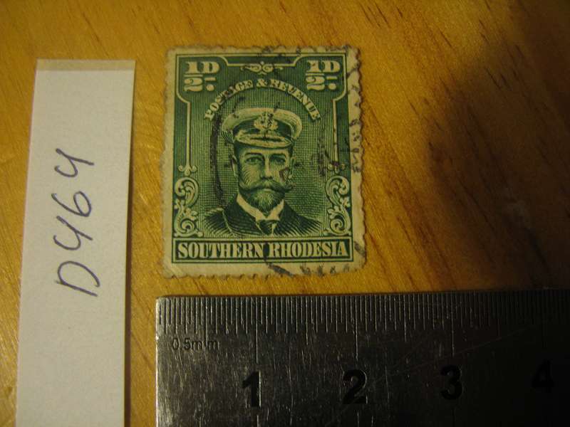 SOUTHERN RHODESIA KGV 1/2D.