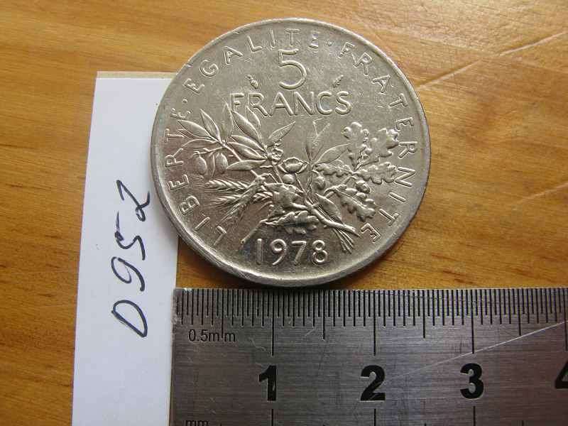 FRANCE 1978 5 FRANCS.