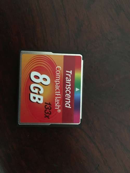 Transcend 8GB Compact Flash 133x
