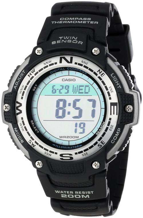 Casio Men's SGW100-1V Digital Compass Twin Sensor Sport Watch