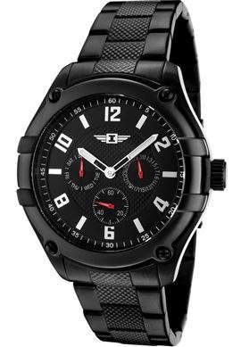 Invicta Men's Multi-Function Black Ion-Plated Stainless Steel Watch