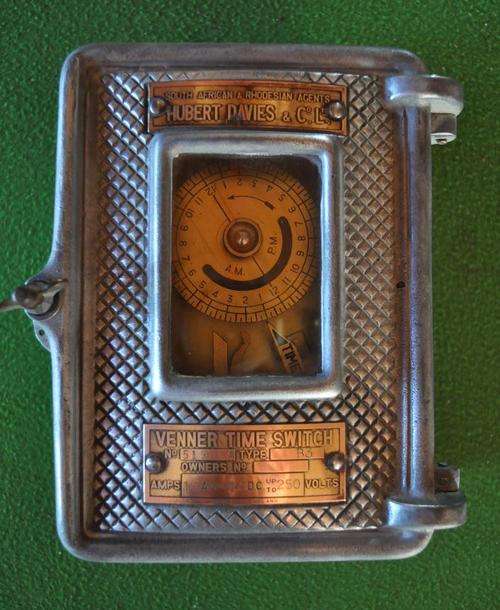 Vintage Clockwork Venner Time Switch