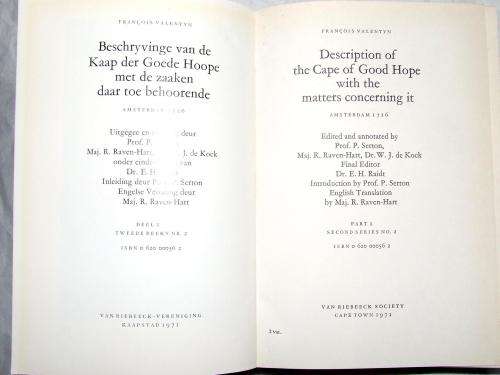 Description of the Cape of Good Hope with the Matters Concerning it