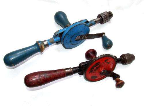 Two Vintage "Ëgg Beater" Hand Drills