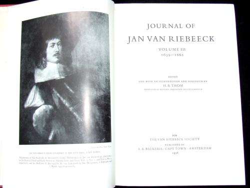 Journal of Jan van Riebeeck - High Value Set