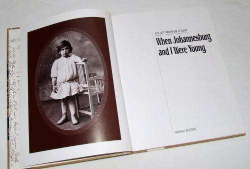 When Johannesburg and I were Young