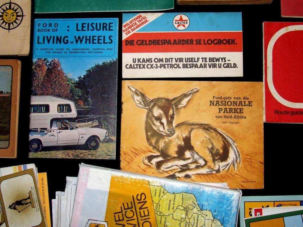 Vintage South african AA Road Maps and Paraphernalia