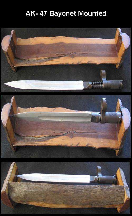 AK- 47 BAYONET MOUNTED