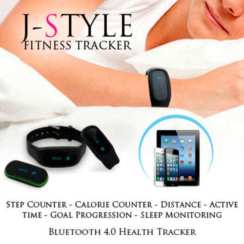 FITNESS & SLEEP TRACKER - BLUETOOTH WRISTBAND + BELT CLIP **IN STOCK** FREE SHIPPING DOOR TO DOOR