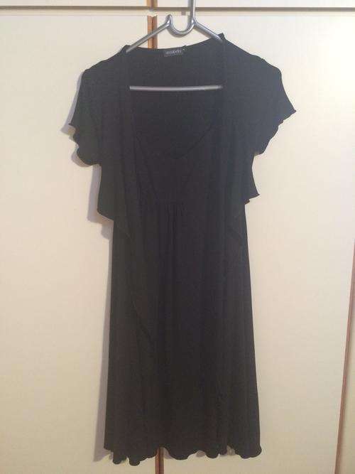 Annabella Maternity Black Short Sleeve Dress Size Small, Never Worn, As New