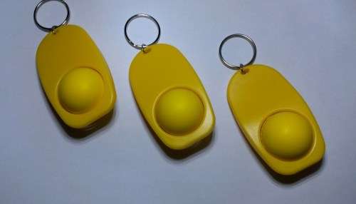 Brand New key rings with mini stress Ball - # HOT BARGINS - Low Shipping