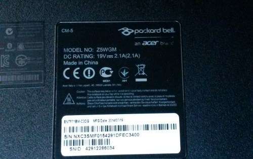 Packard Bell laptop up for Grabs -  MODEL Z5WGM  - ****LOW LOW SHIPPING ****