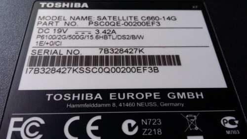 TOSHIBA laptop up for Grabs -  MODEL C660-14G  -  ****LOW LOW SHIPPING *****