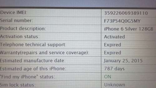 Dead Iphone 6  for Spares LCD CRACKED  - *****LOW LOW SHIPPING ****