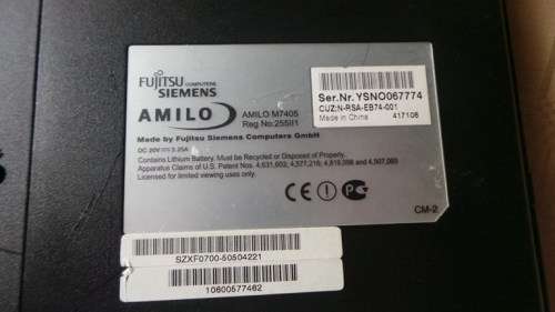 Fujitsu laptop model M7405  for Grabs  - ******LOW LOW SHIPPING *****