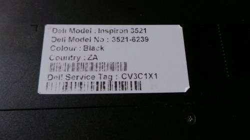 Dell Inspirion 3521  for Grabs  - ******LOW LOW SHIPPING *****