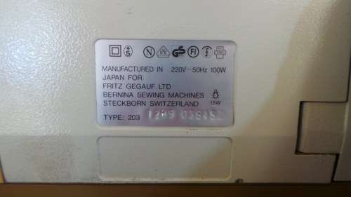 Bernina Bennett Overlocker  MODEL 203  - Bargin ***** FREE SHIPPING ****