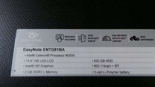 Packard Bell  laptop model N15W4 for Grabs  - ******LOW LOW SHIPPING *****