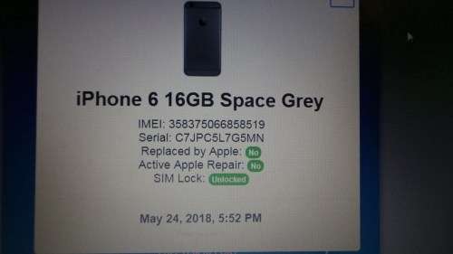 Iphone 6  Cellphone up for grabs - Cracked screen (SEE PICTURES )**** LOW LOW SHIPPING ******