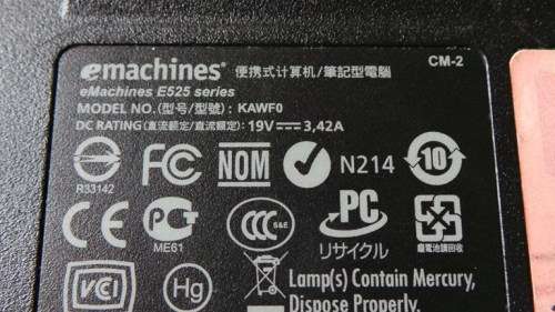 Acer Emachine E525  Laptop up for Grabs  - ******LOW LOW SHIPPING *****