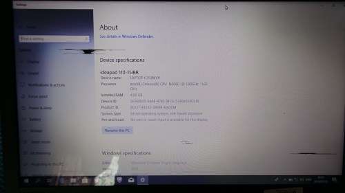 Lenovo Laptop Model 110  up for Grabs  - ******LOW LOW SHIPPING *****