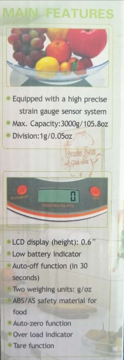 #BRAND NEW ELECTRONIC KITCHEN SCALES + FREE GIFT WORTH R200 - CHEAPEST GUARANTEED.