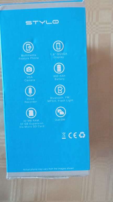 STYLO DUAL-SIM Camera PHONE NEW  -  **** LOW LOW SHIPPING ******