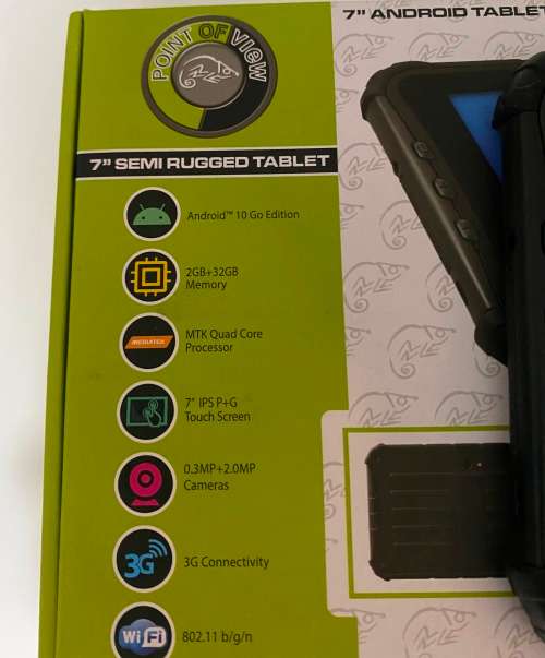 7 " POINT OF VIEW TABLET- SCREEN CRACKED **** LOW LOW SHIPPING ******