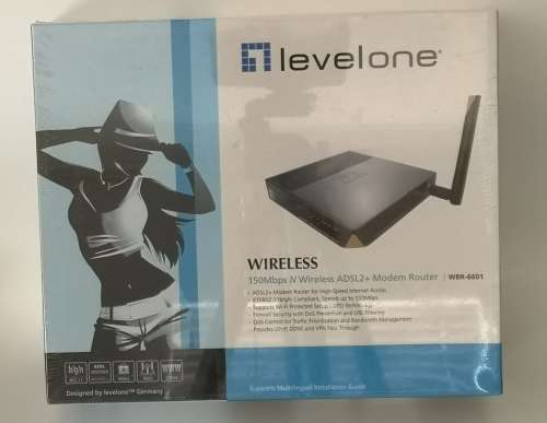BRAND NEW, SEALED - WIRELESS ADSL2 + MODEM ROUTER - MODEL WBR -6601  ******LOW LOW SHIPPING ******