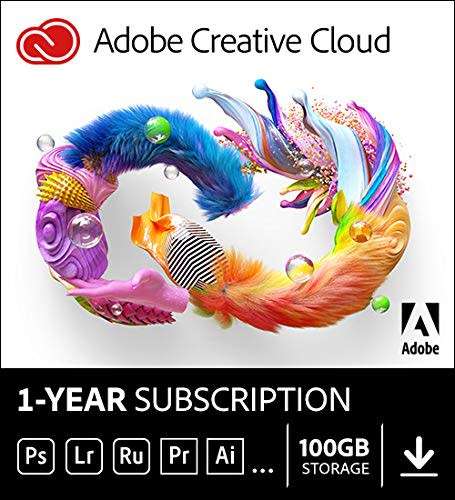 Adobe Creative Cloud 2020 | All Apps | 1 Year