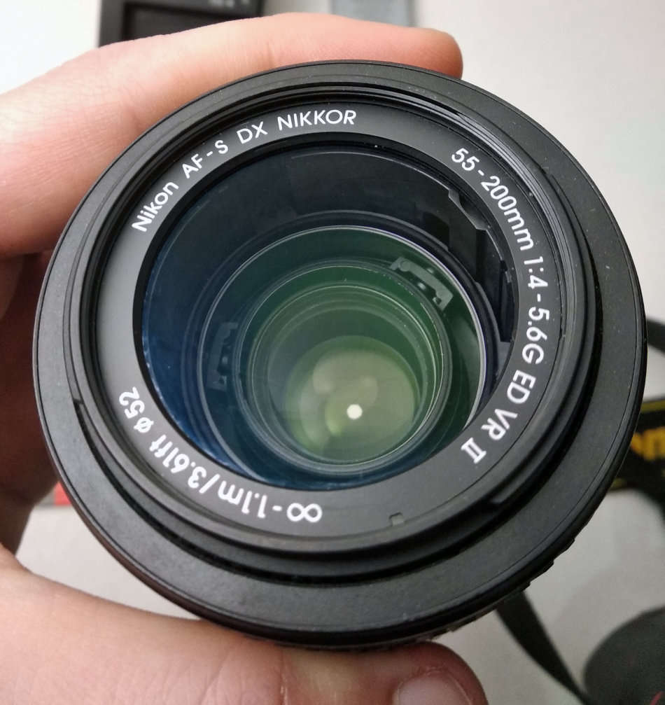 Nikon D5200 24 Megapixel Camera, With 55-200mm lens, SD Card, Vanguard Camera Backpack.